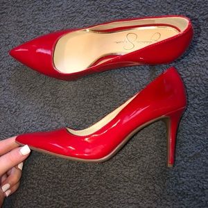 NWT Jessica Simpson Red heels